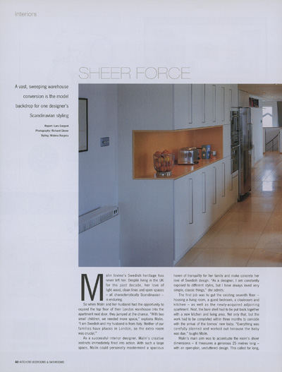 Malin Iovino interior designer London, interior design